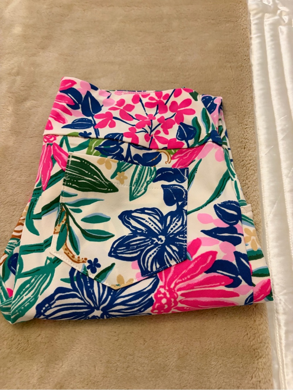 Floral Print Women’s Shorts in Pink, Blue & Green